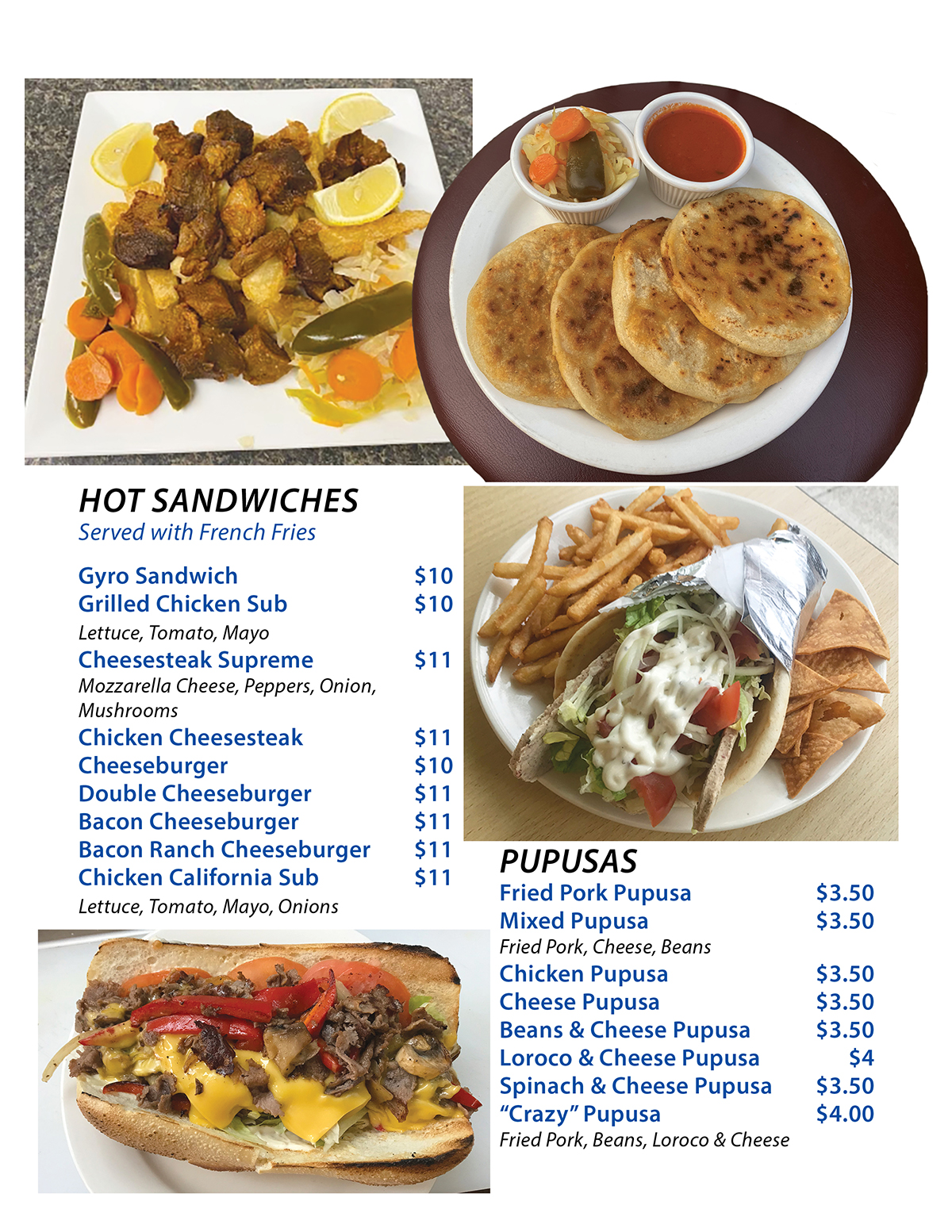 Sabor menu deals